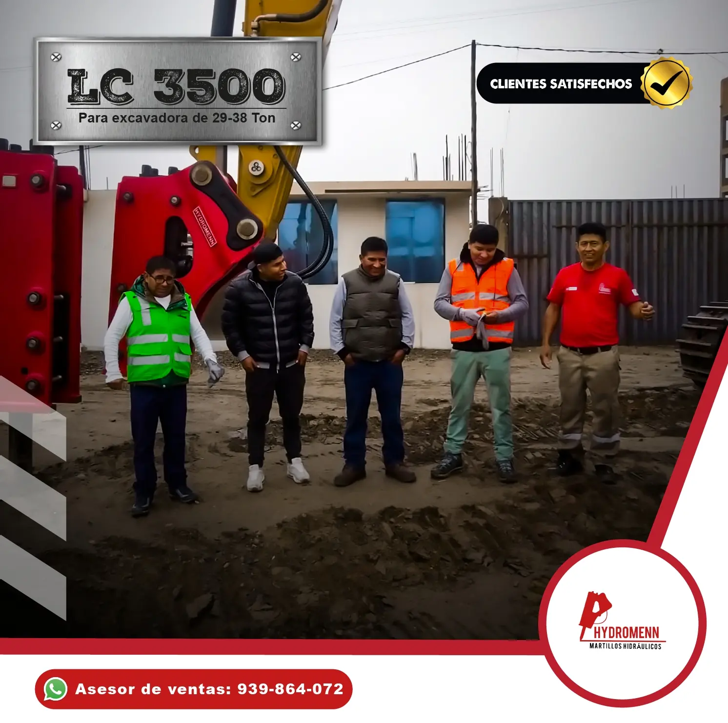 Aplicado en demolición masiva y obras de gran escala.
